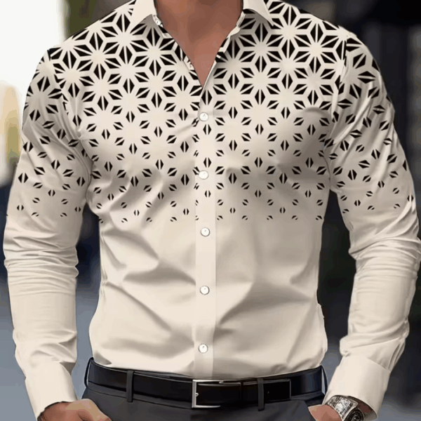 Men's Formal to Casual Button-Up Blouse